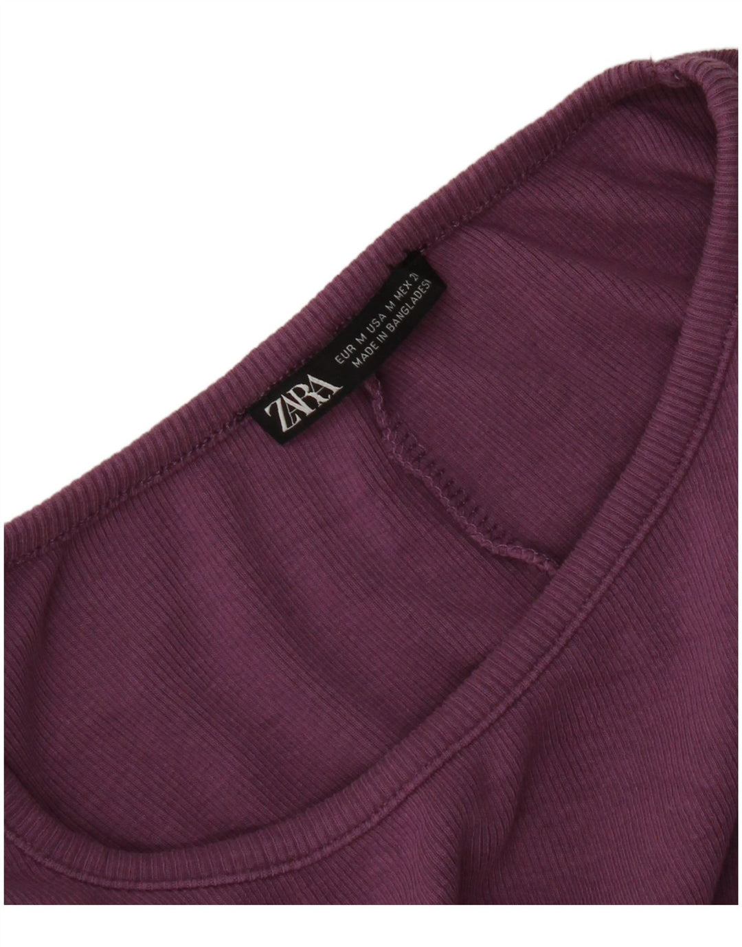 Zara Womens Sleeveless A-Line Dress UK 12 Medium Purple