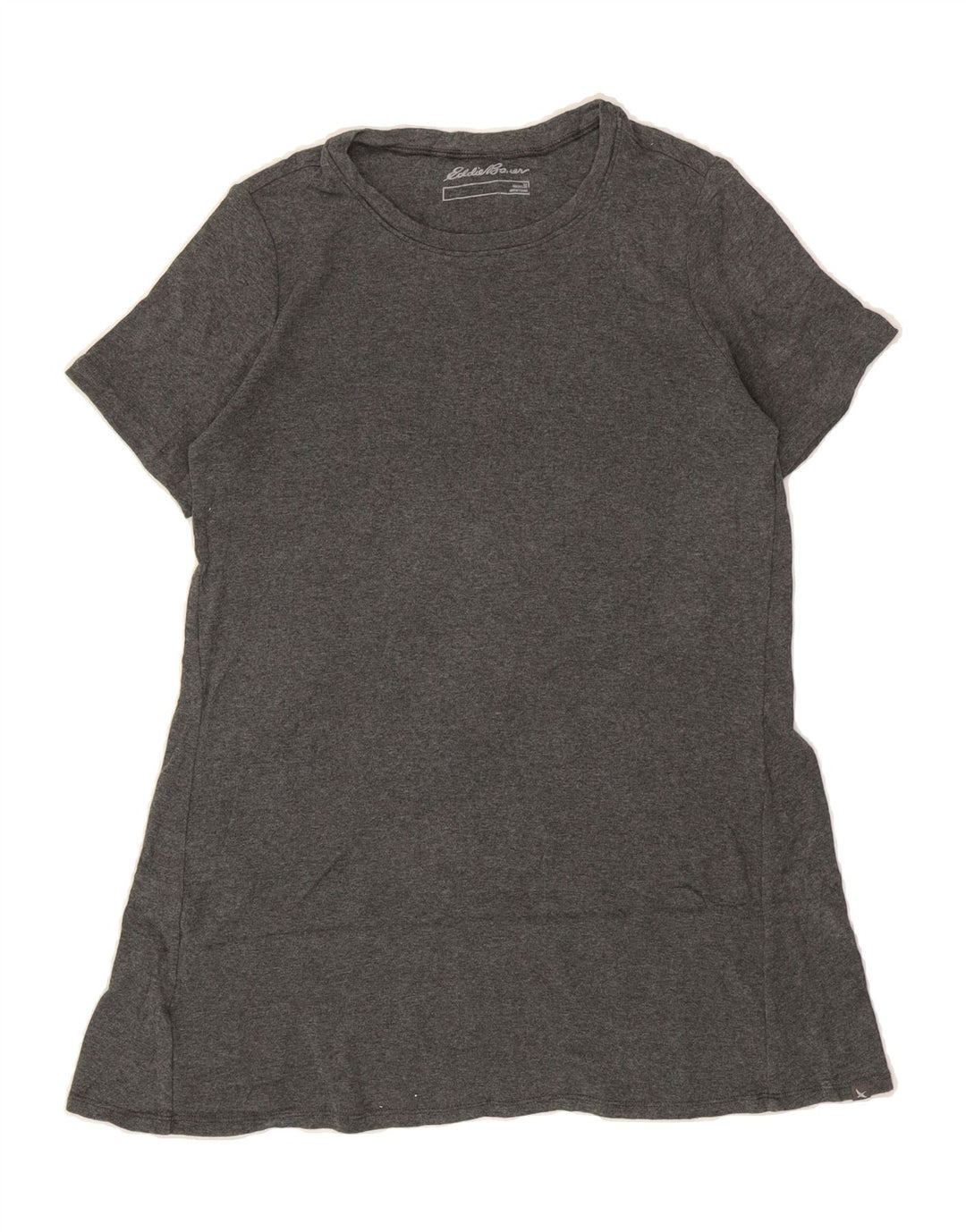 EDDIE BAUER Womens T-Shirt Dress UK 12 Medium Grey Cotton Vintage Eddie Bauer and Second-Hand Eddie Bauer from Messina Hembry 