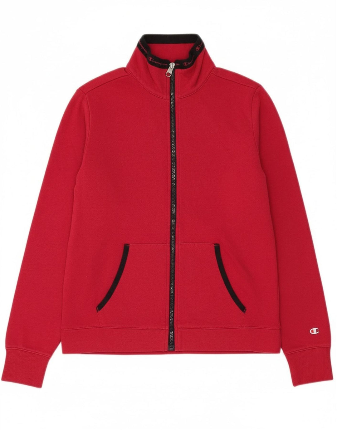 Champion Womens Tracksuit Top Jacket UK 10 Small Pink