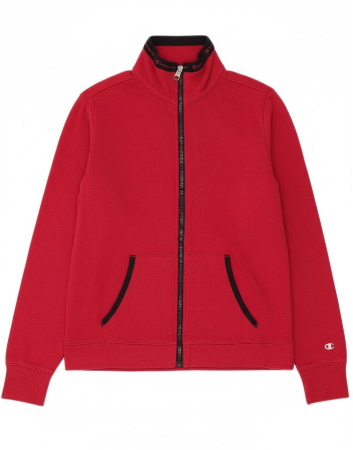 Champion Womens Tracksuit Top Jacket UK 10 Small Pink