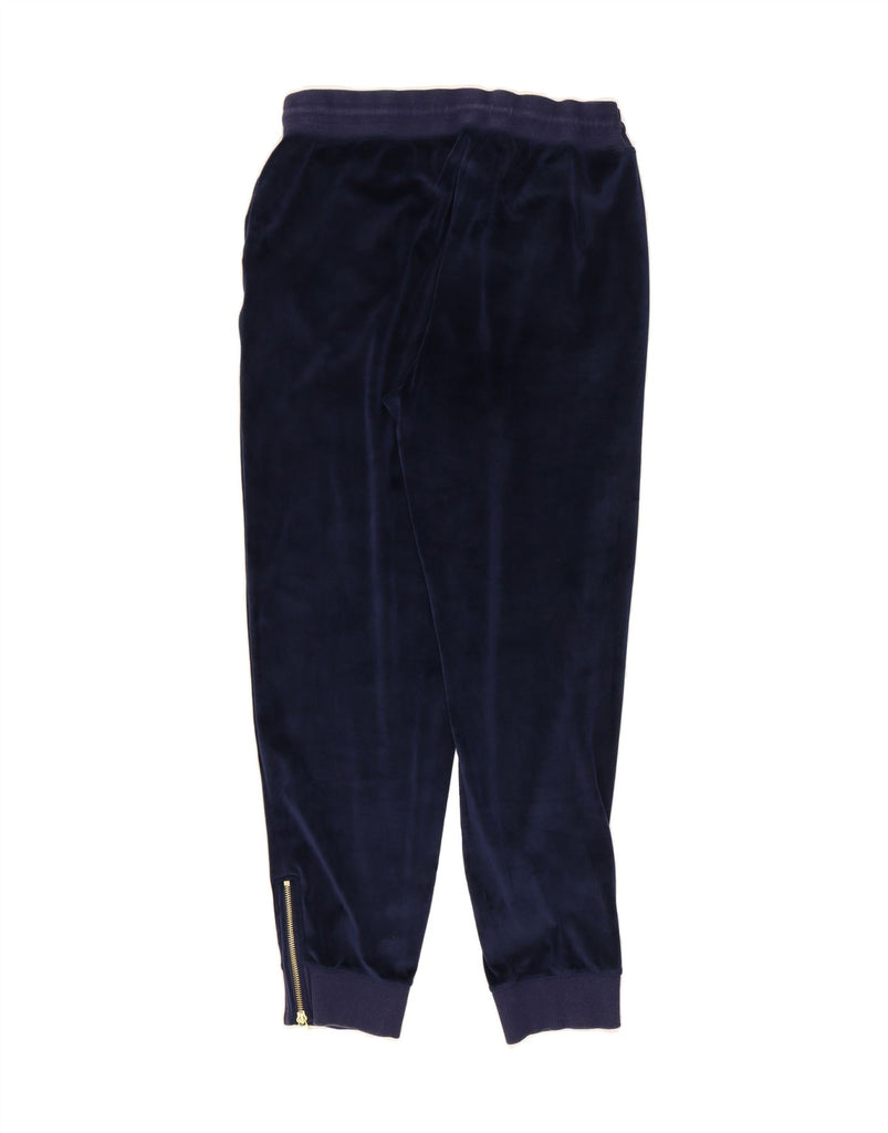 MICHAEL KORS Womens Velour Full Tracksuit UK 12 Medium  Navy Blue Vintage Michael Kors and Second-Hand Michael Kors from Messina Hembry 