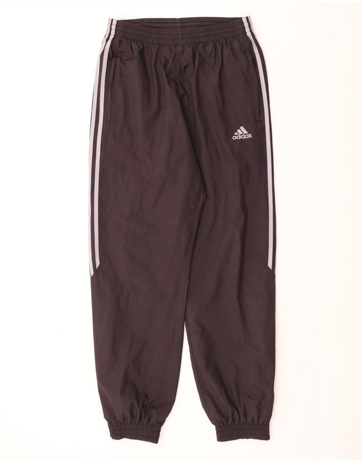 ADIDAS Mens Tracksuit Trousers Joggers UK 38/40 Medium Black Polyester