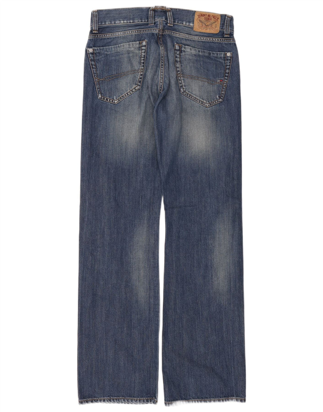 Tommy Hilfiger Womens Roger Bootcut Jeans W30 L34 Blue Cotton