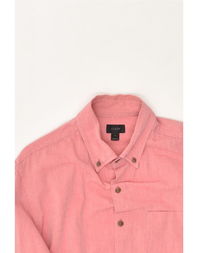 J. CREW Mens Shirt Small Pink Cotton | Vintage J. Crew | Thrift | Second-Hand J. Crew | Used Clothing | Messina Hembry 