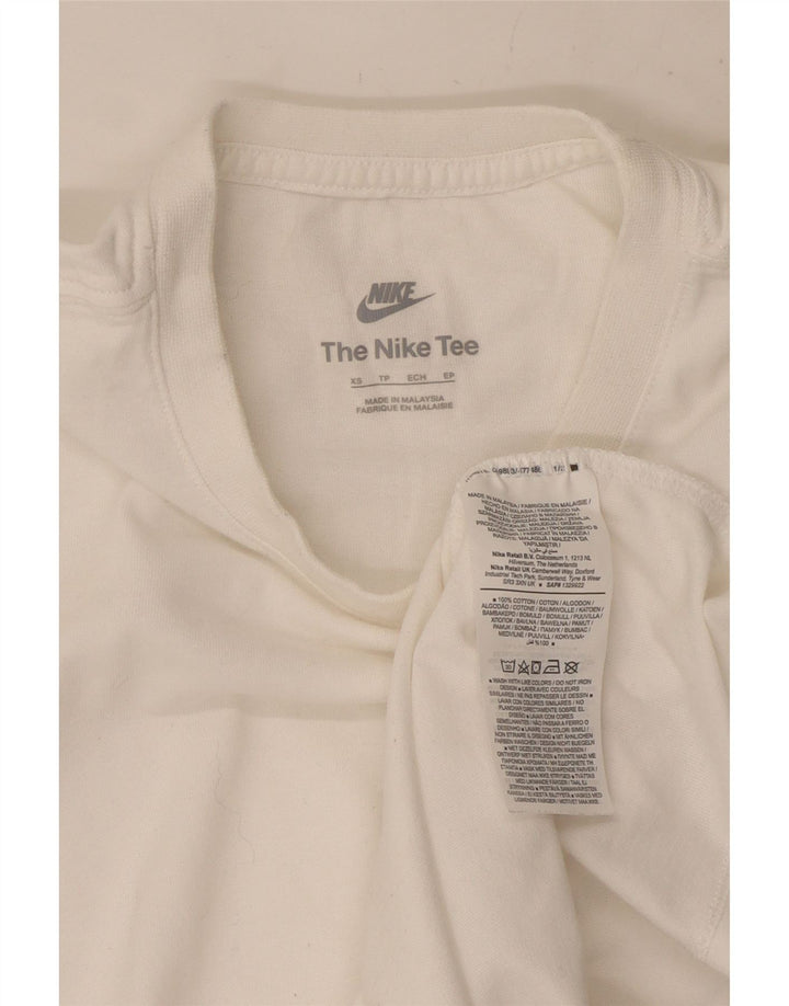 Nike Mens T-Shirt Top XS White Cotton