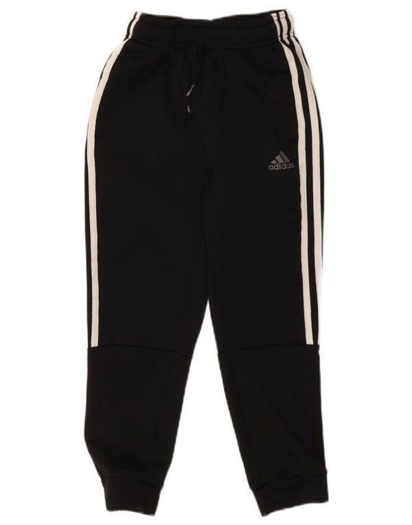 Adidas Boys Aeroready Tracksuit Trousers Joggers 9-10 Years Black