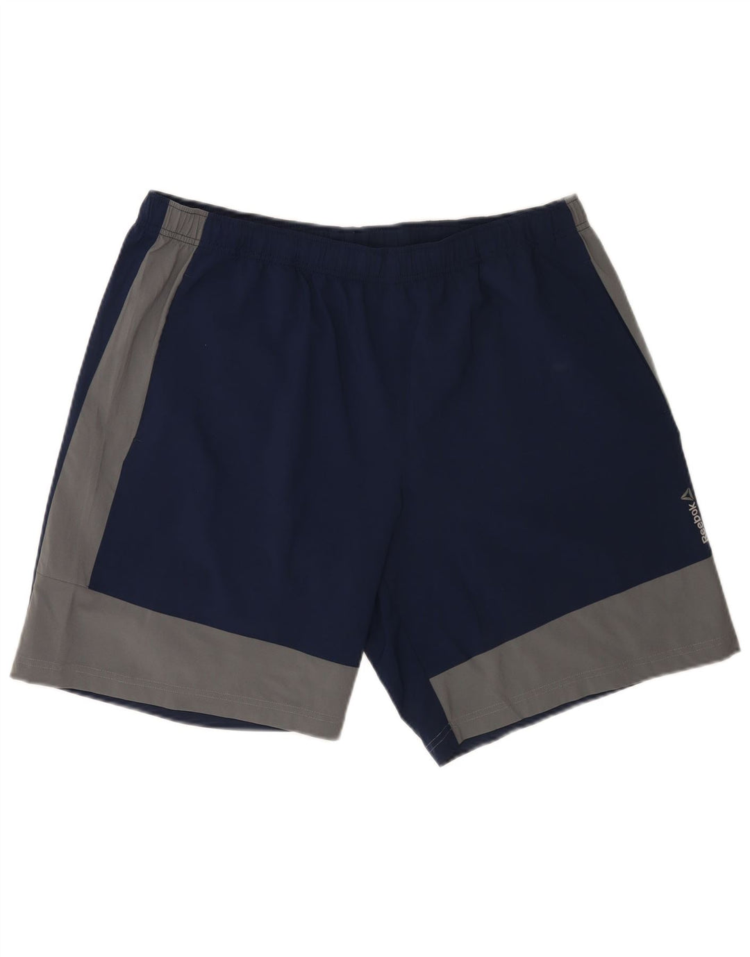 Reebok Mens Sport Shorts XL Navy Blue Colourblock Polyester