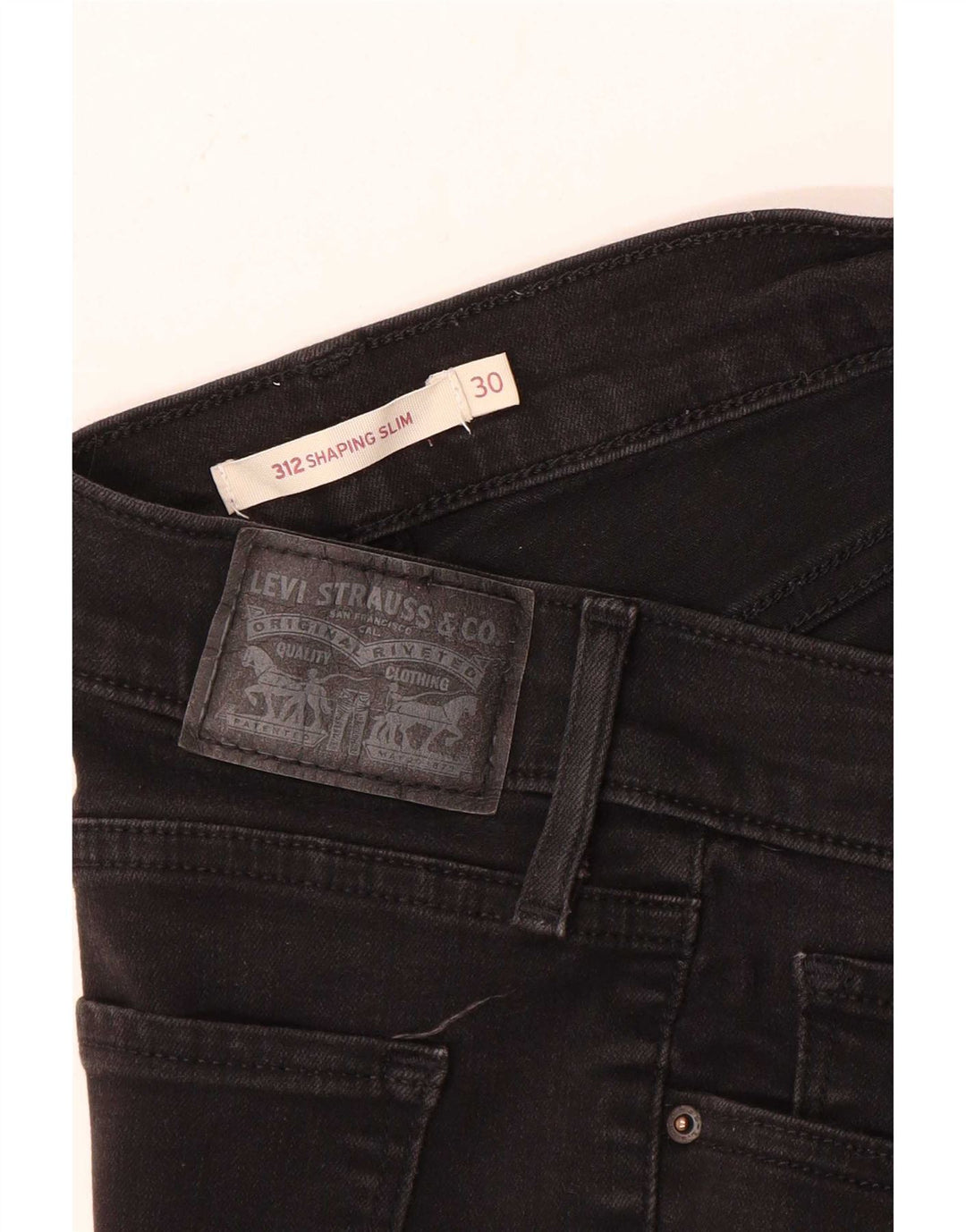 Levi's Womens 312 Shaping Slim Jeans W30 L30 Black