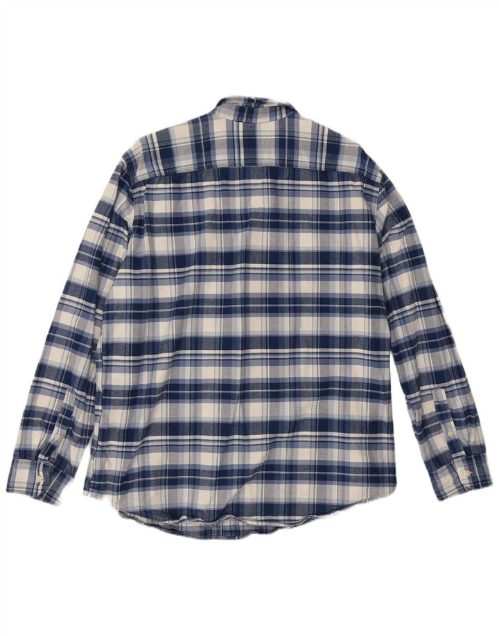 Levi's Mens Standard Flannel Shirt XL Blue Check Cotton