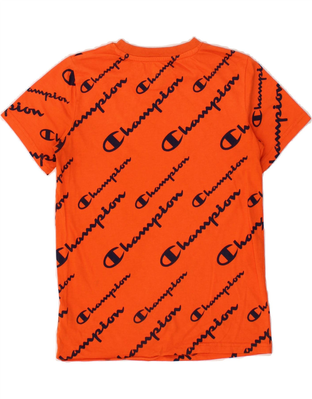 CHAMPION Boys Graphic T-Shirt Top 9-10 Years Medium  Orange Cotton Vintage Champion and Second-Hand Champion from Messina Hembry 