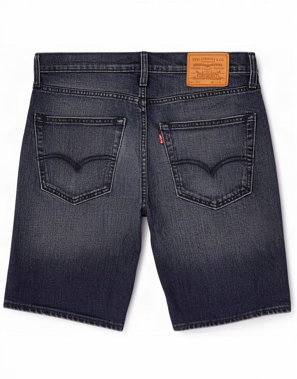 Levi's Mens 502 Tapered Denim Shorts Medium W30 Navy Blue Cotton