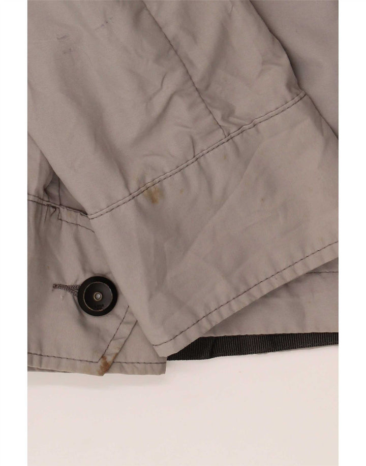 G-Star Mens Military Jacket UK 40 Large Grey Polyamide