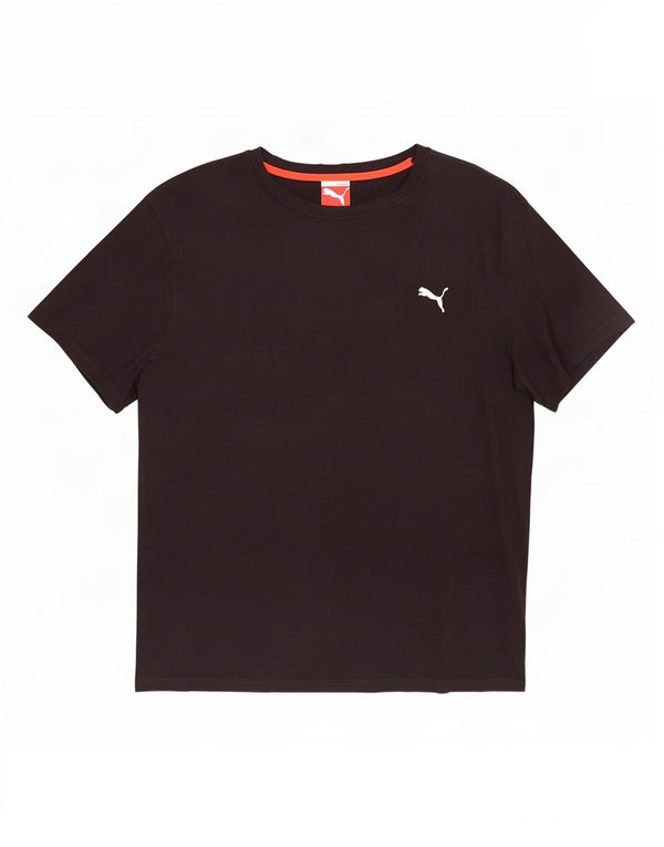 Puma Mens T-Shirt Top XL Black Cotton