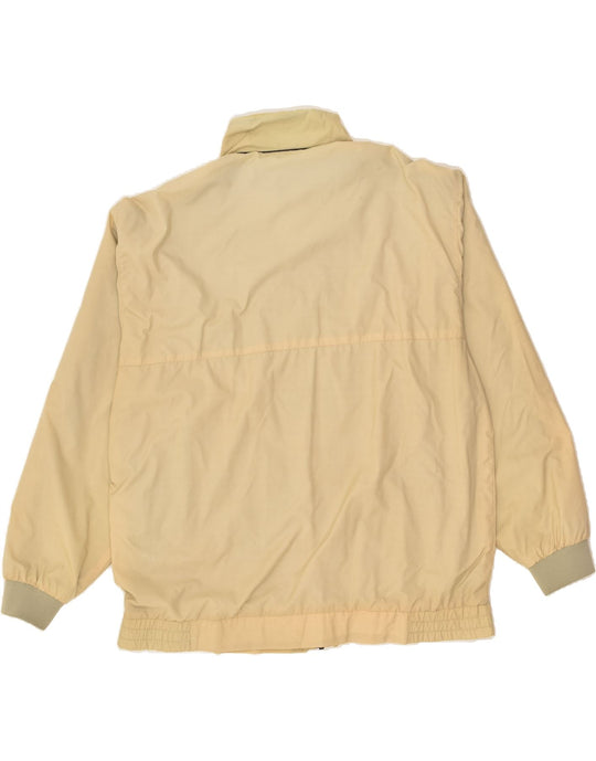 HELLY HANSEN Mens Bomber Jacket UK 40 Large Beige Polyester