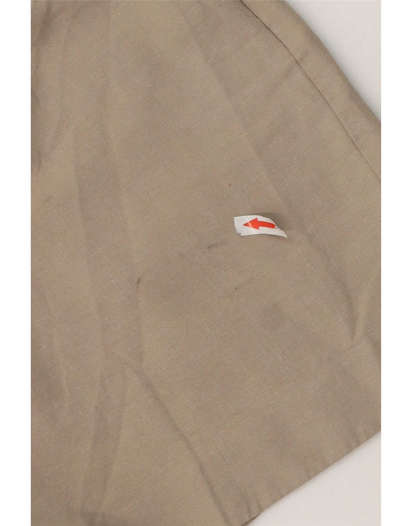 Zara Womens High Waist Pegged Chino Shorts Medium W28 Grey