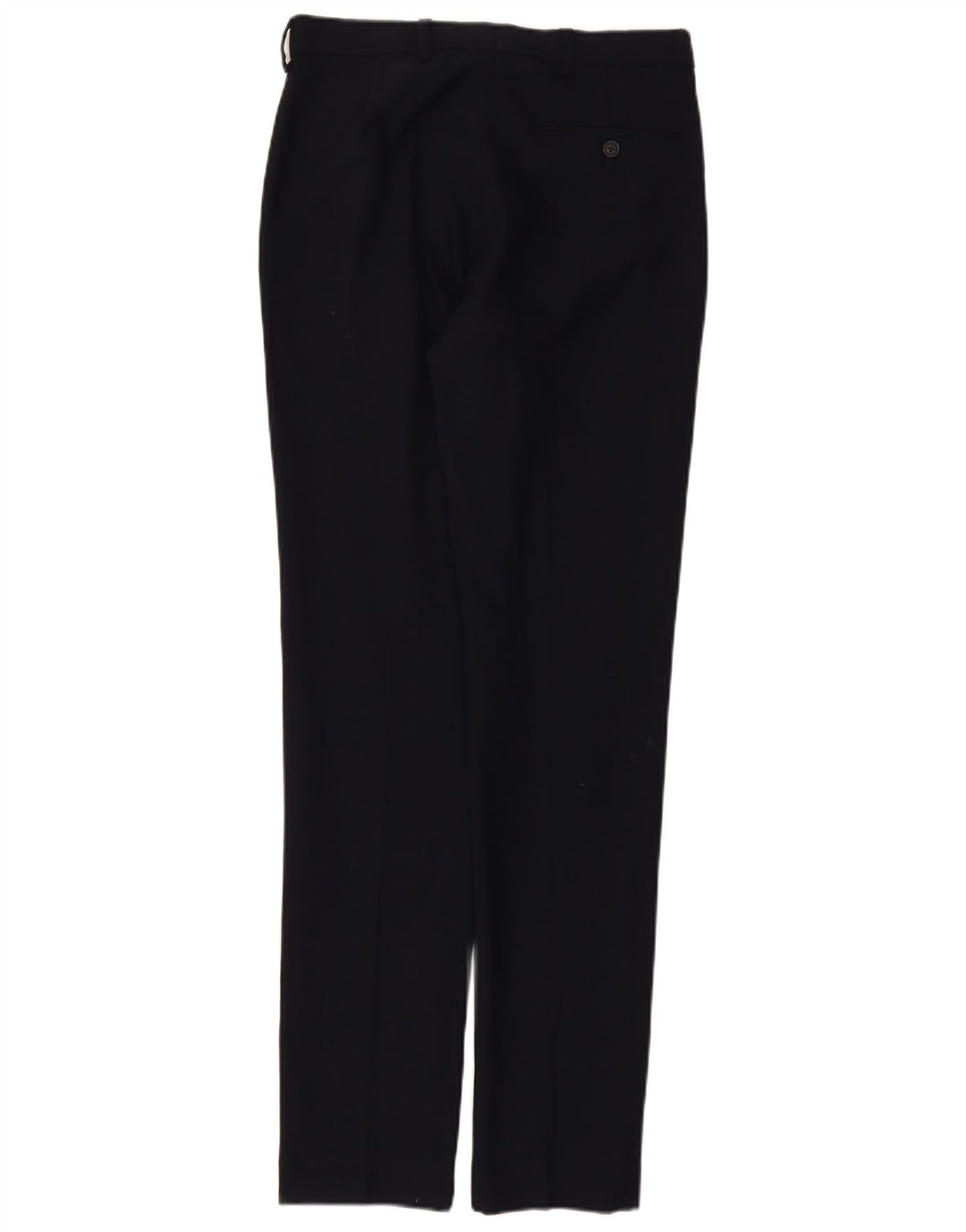Marks & Spencer Mens Slim Suit Trousers W30 L33 Navy Blue Wool