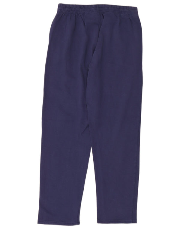 Asics Mens Tracksuit Trousers Large Navy Blue Cotton