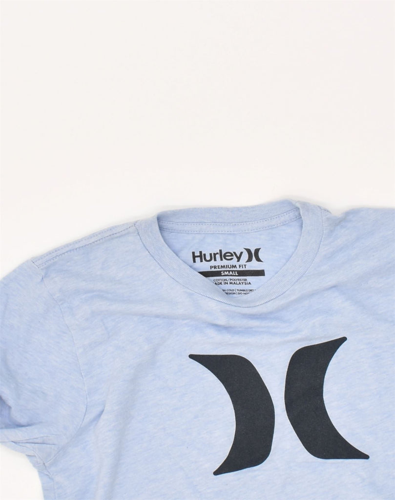 HURLEY Mens Premium Fit Graphic T-Shirt Top Small Blue Cotton | Vintage Hurley | Thrift | Second-Hand Hurley | Used Clothing | Messina Hembry 