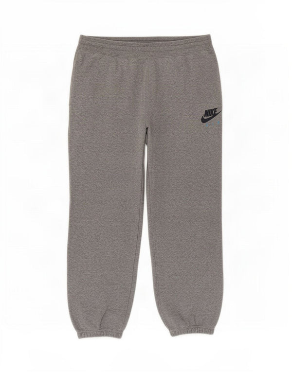 Nike Mens Tracksuit Trousers Joggers XL Grey Cotton