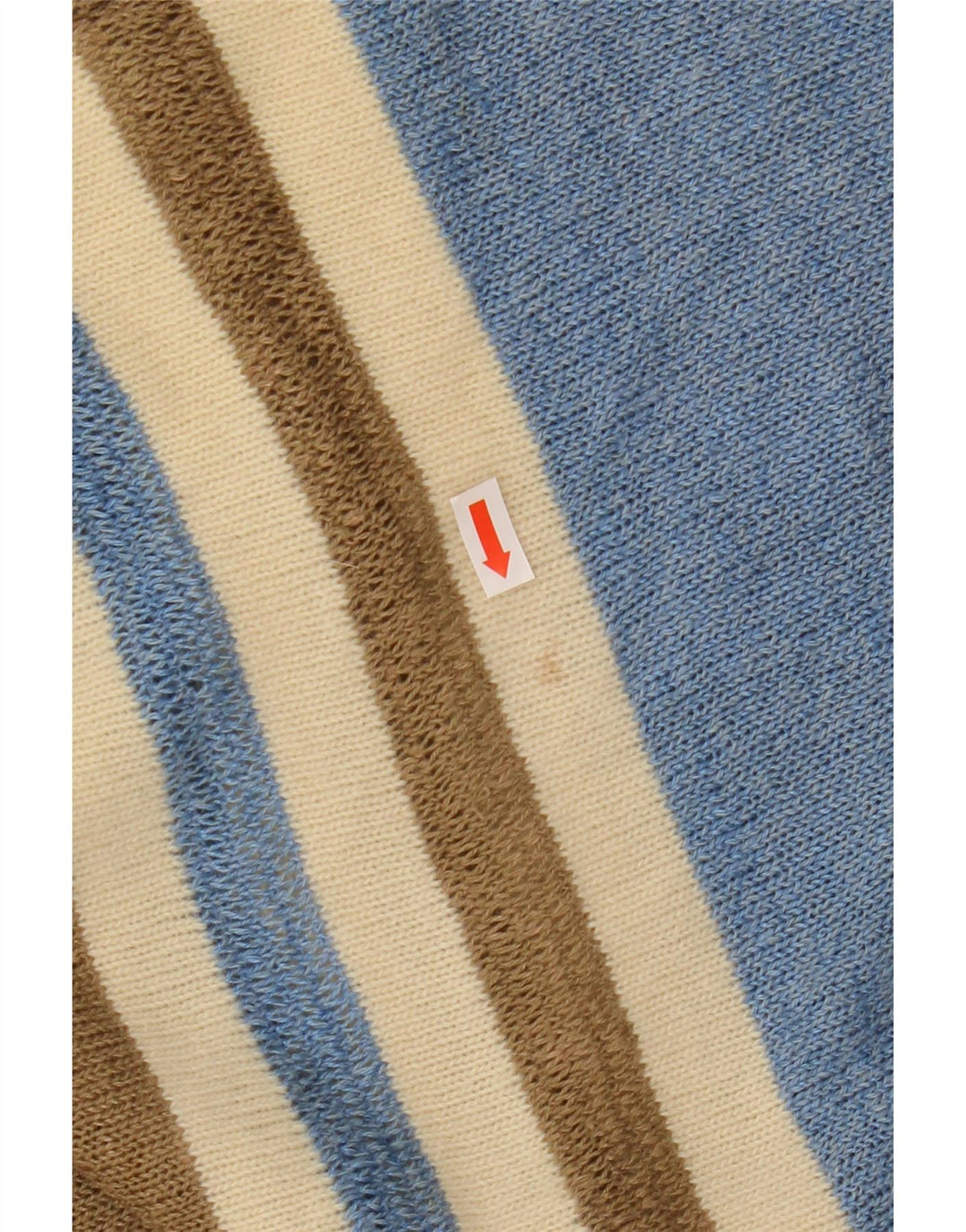 VINTAGE Womens Boat Neck Jumper Sweater UK 12 Medium Multicoloured Striped