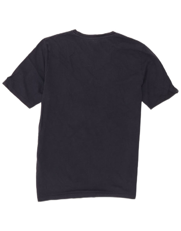 Jack & Jones Mens T-Shirt Top Large Navy Blue Cotton