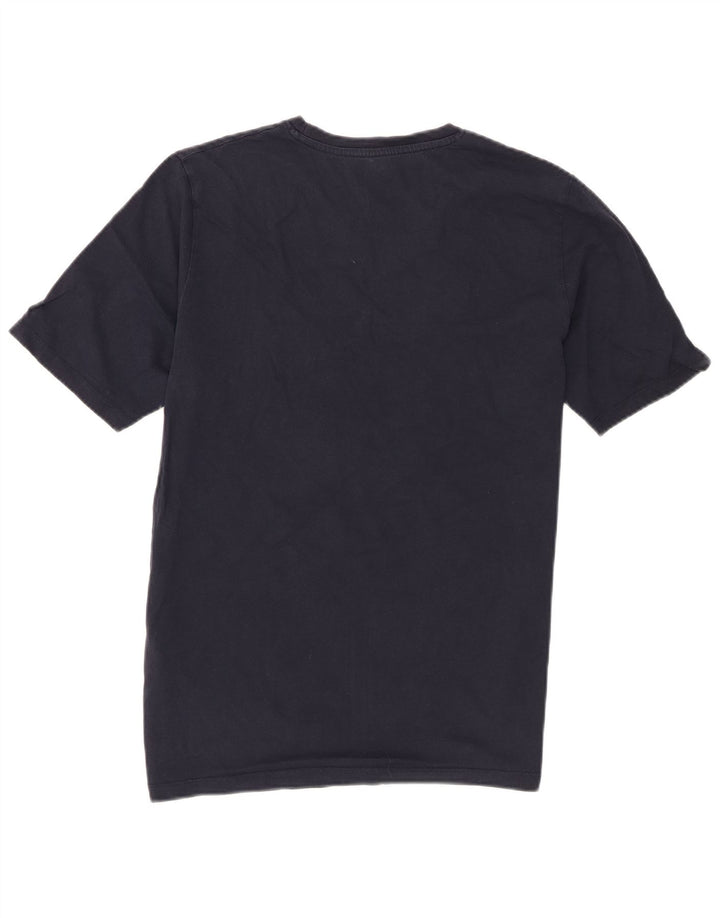 Jack & Jones Mens T-Shirt Top Large Navy Blue Cotton