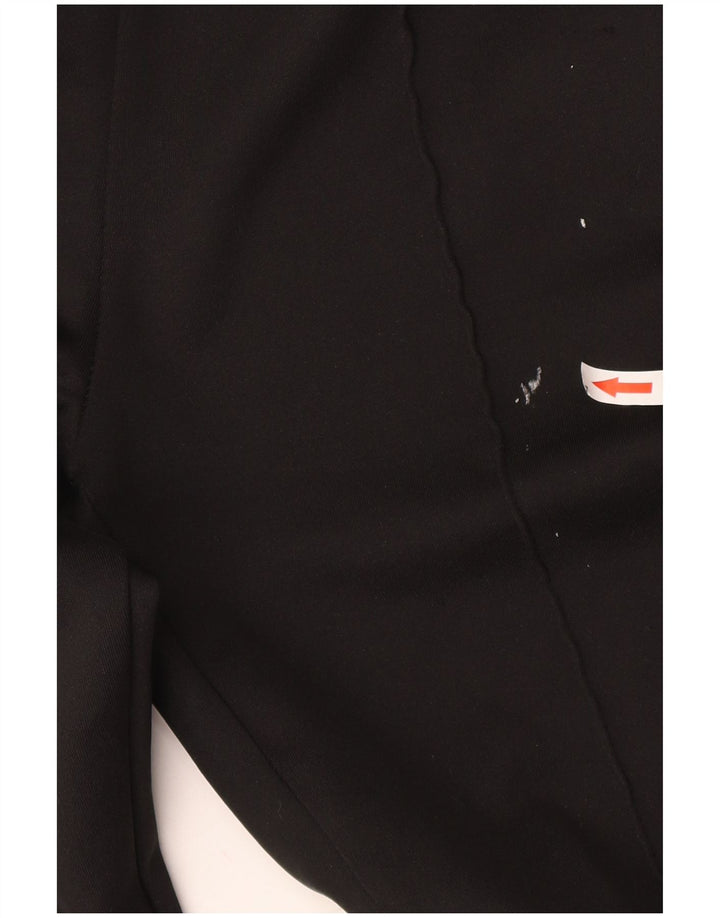 Adidas Womens Tracksuit Trousers UK 14 Medium Black Cotton