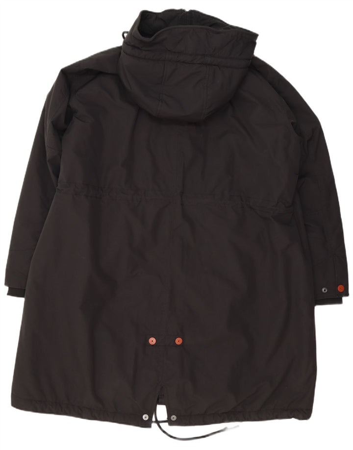 G-Star Mens Hooded Parka Jacket UK 42 XL Black Polyester