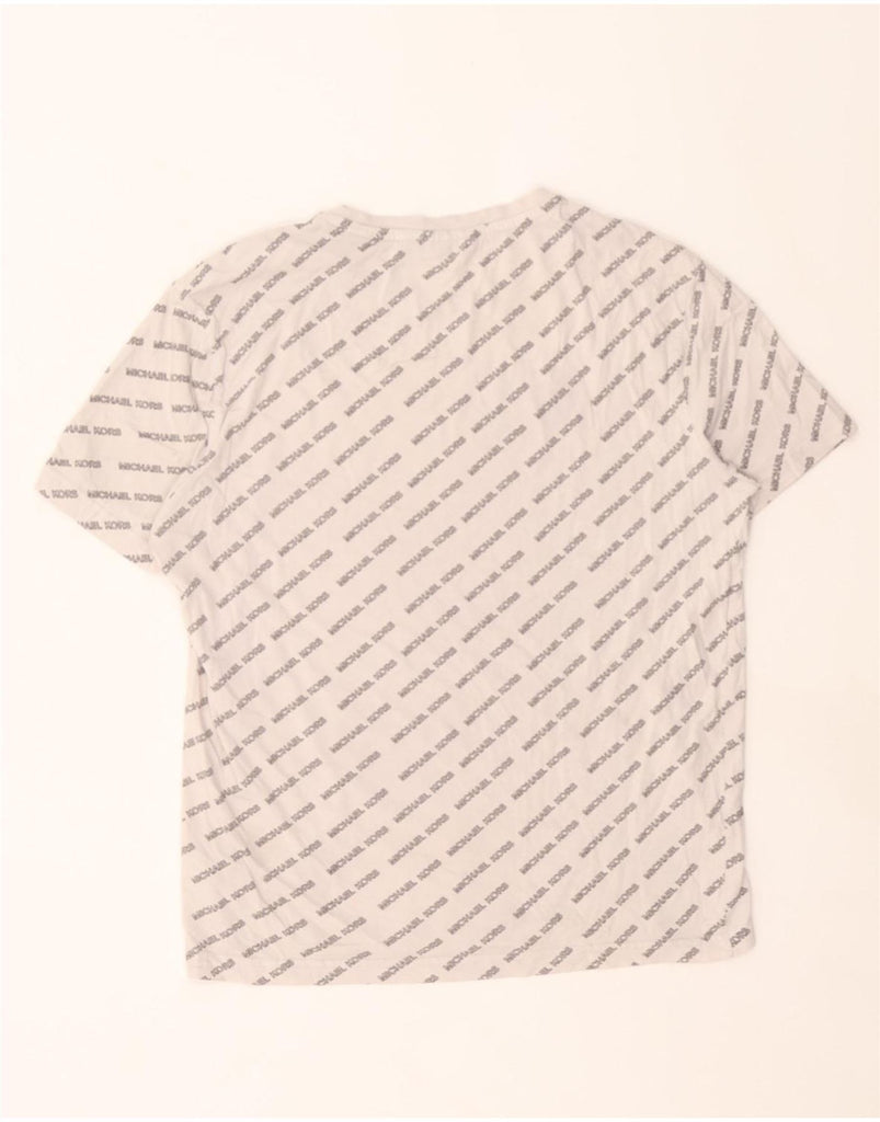 MICHAEL KORS Boys Graphic T-Shirt Top 15-16 Years Off White Cotton Vintage Michael Kors and Second-Hand Michael Kors from Messina Hembry 
