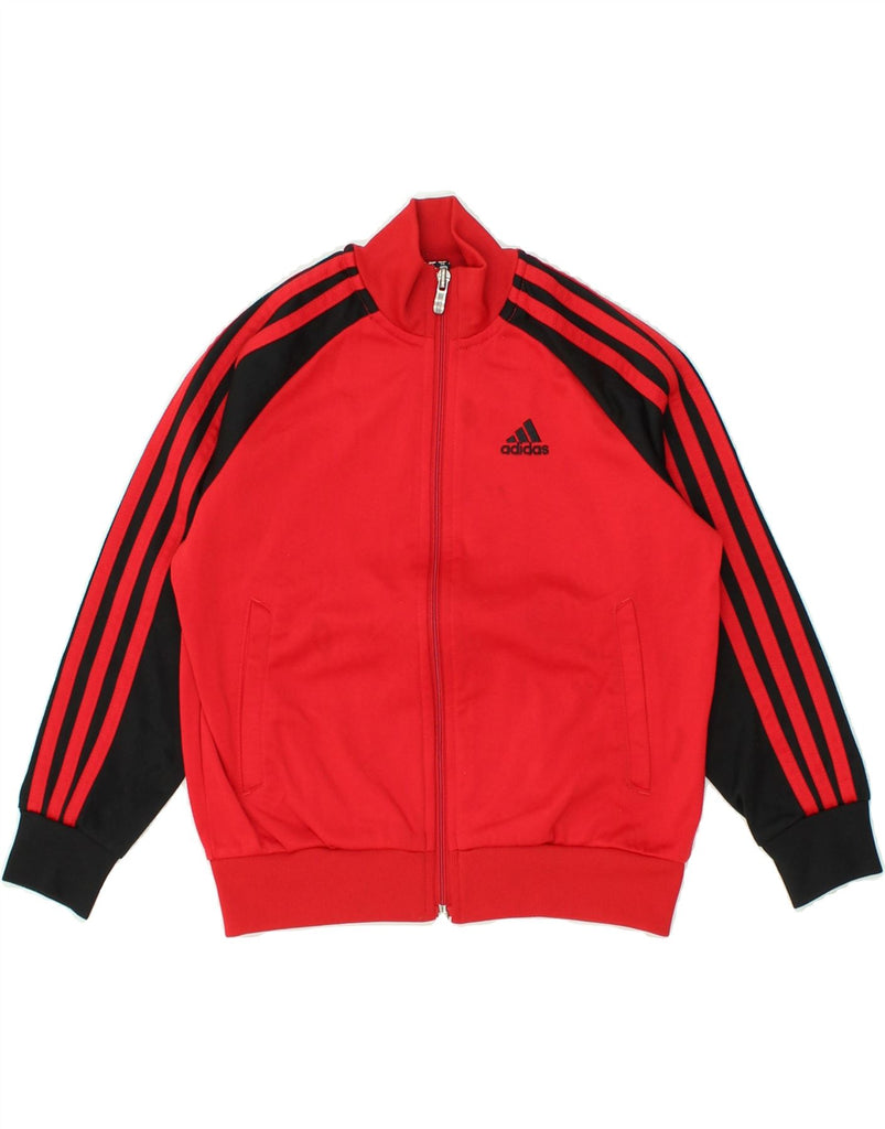 ADIDAS Boys Clima 365 Tracksuit Top Jacket 5-6 Years Red Colourblock | Vintage Adidas | Thrift | Second-Hand Adidas | Used Clothing | Messina Hembry 