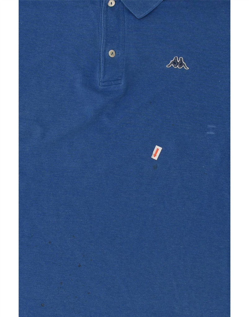 KAPPA Mens Polo Shirt XL Blue | Vintage Kappa | Thrift | Second-Hand Kappa | Used Clothing | Messina Hembry 