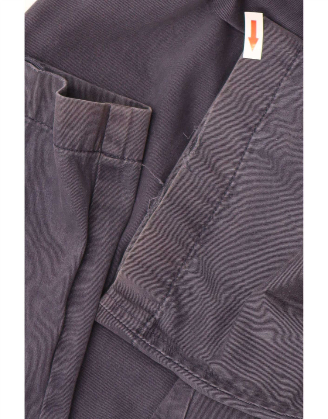 Marks & Spencer Mens Regular Chino Trousers W32 L31 Navy Blue Cotton