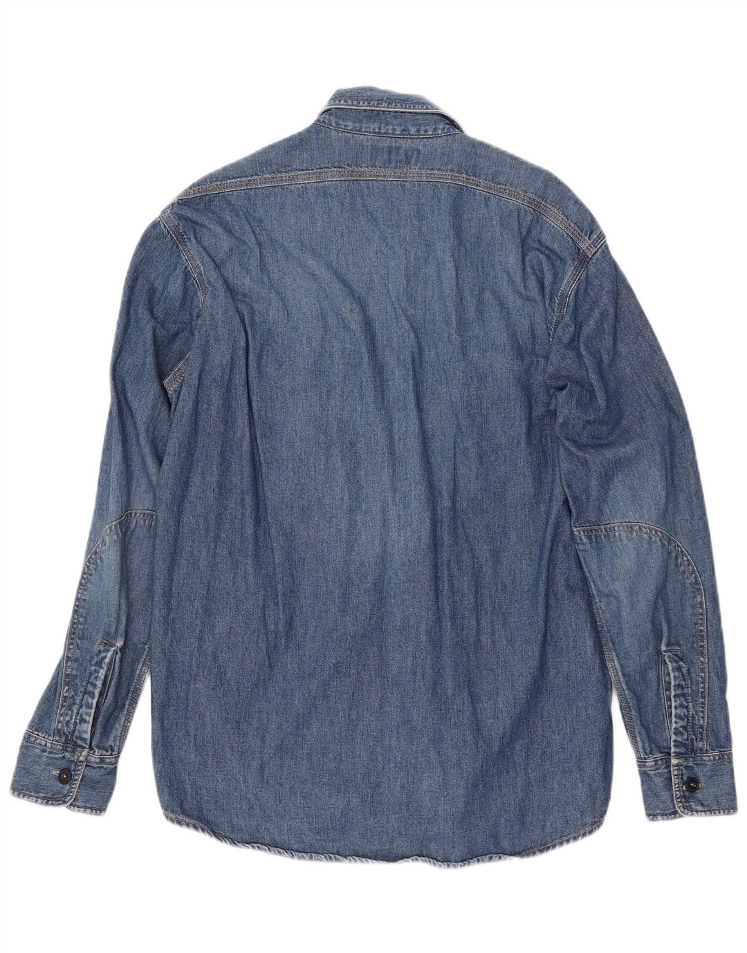 DIESEL Mens Denim Shirt Small Blue Cotton