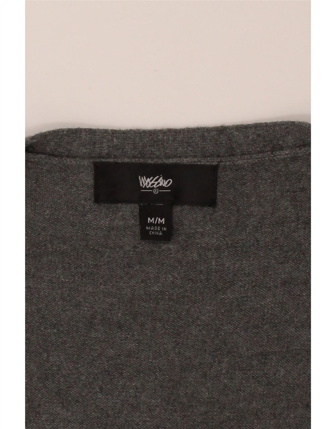 MOSSIMO Womens Cardigan Sweater UK 12 Medium Grey Nylon Vintage Mossimo and Second-Hand Mossimo from Messina Hembry 