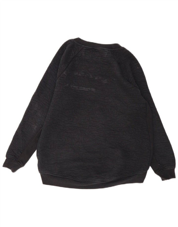 Nike Womens Sweatshirt Jumper Large Black Cotton