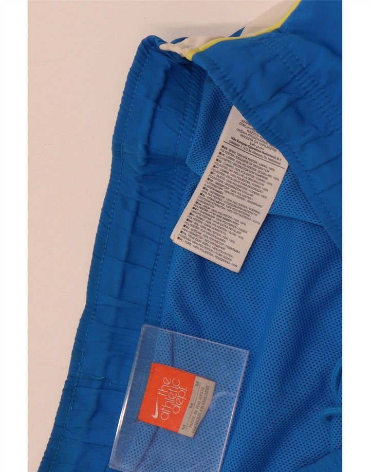 Nike Mens Swimming Shorts Medium Blue Colourblock Polyester