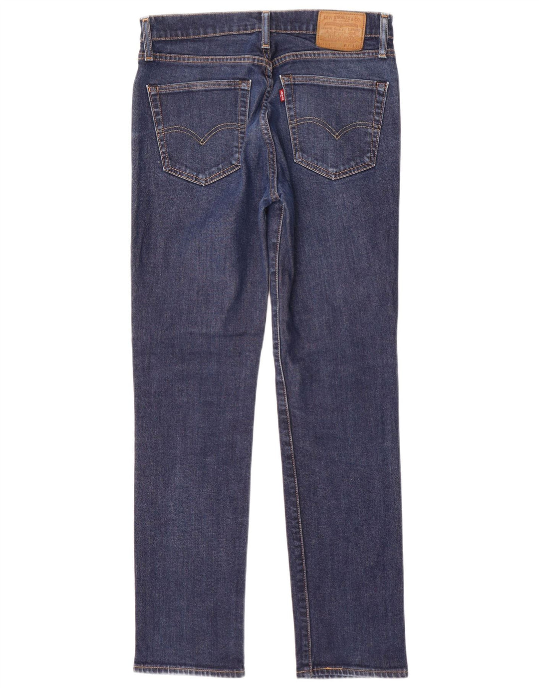 Levi's Womens Slim Jeans W33 L32 Blue Cotton