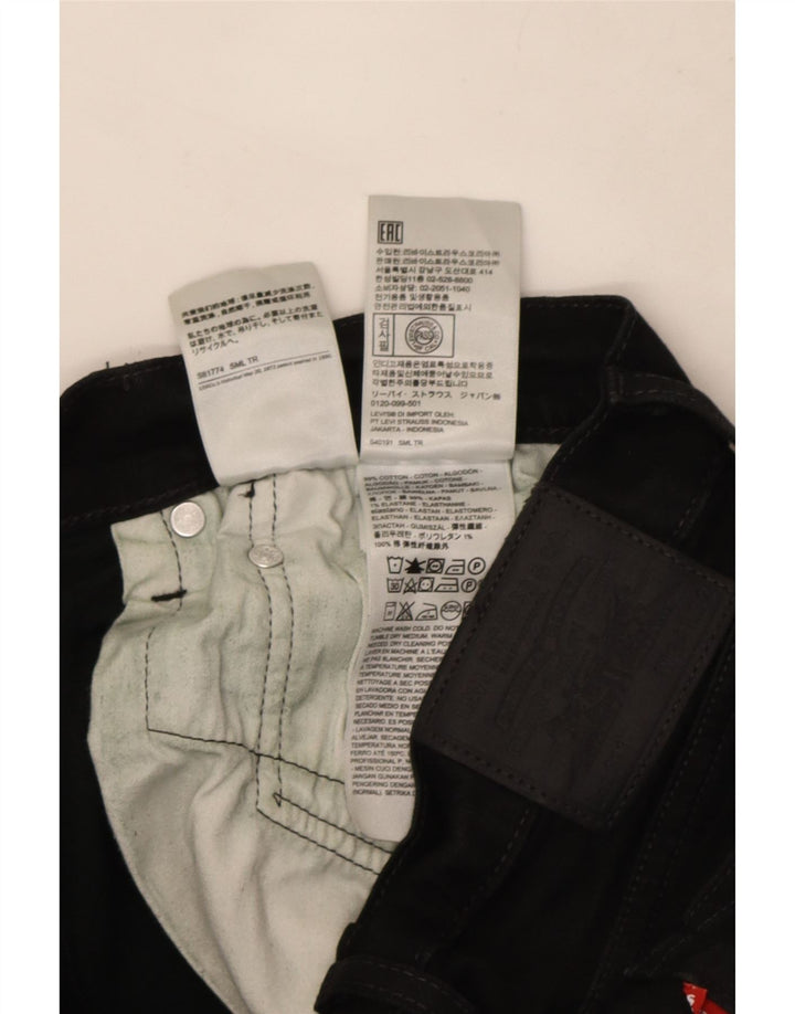Levi's Mens 511 Slim Jeans W34 L29 Black Cotton