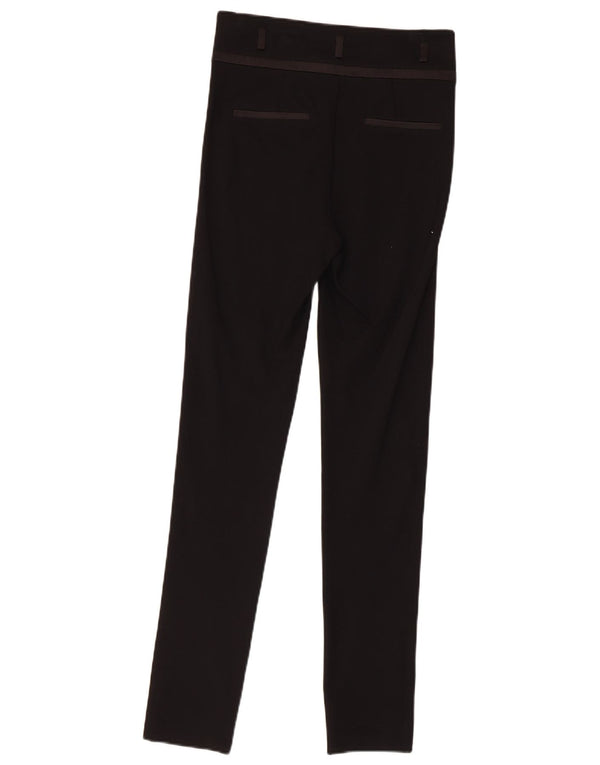 Guess Womens Leggings UK 4 XS W26 L28 Black Colourblock Rayon