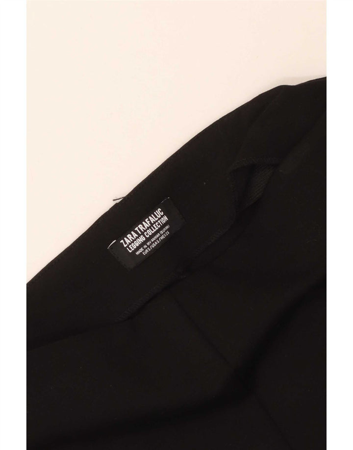Zara Womens Trafaluc Leggings UK 8 Small Black