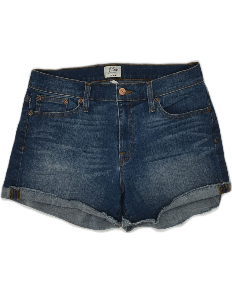 J. CREW Womens Denim Hot Pants W29 Medium Blue Cotton | Vintage J. Crew | Thrift | Second-Hand J. Crew | Used Clothing | Messina Hembry 