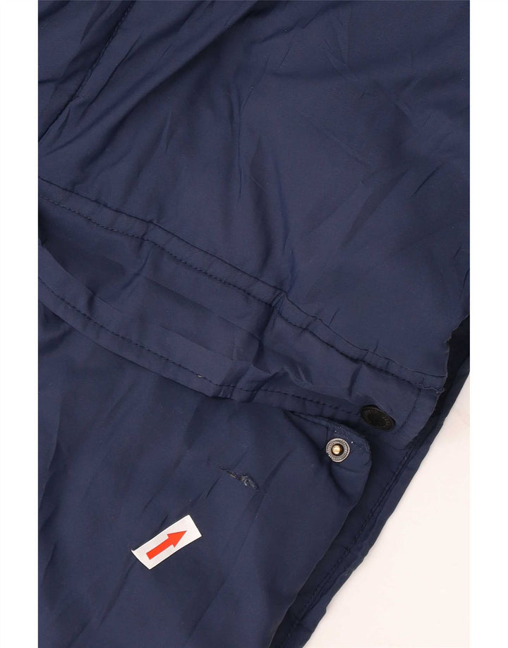 Zara Boys Hooded Sherpa Padded Coat 13-14 Years Blue