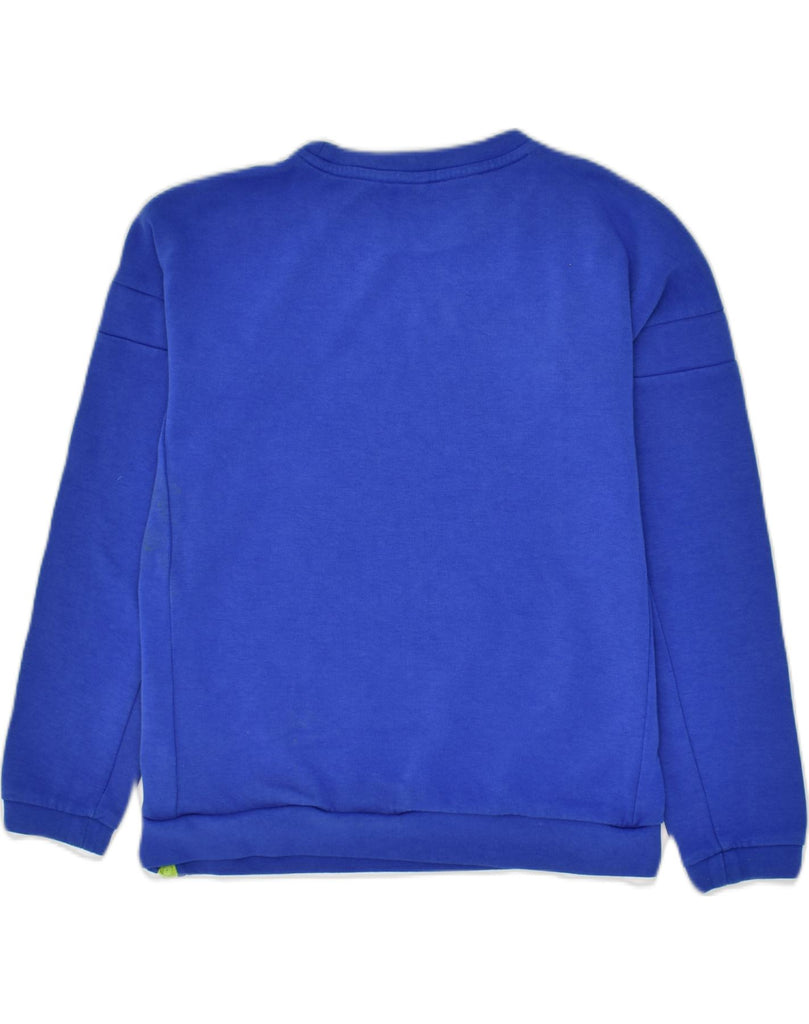 ADIDAS Boys Graphic Sweatshirt Jumper 11-12 Years  Blue Cotton | Vintage Adidas | Thrift | Second-Hand Adidas | Used Clothing | Messina Hembry 