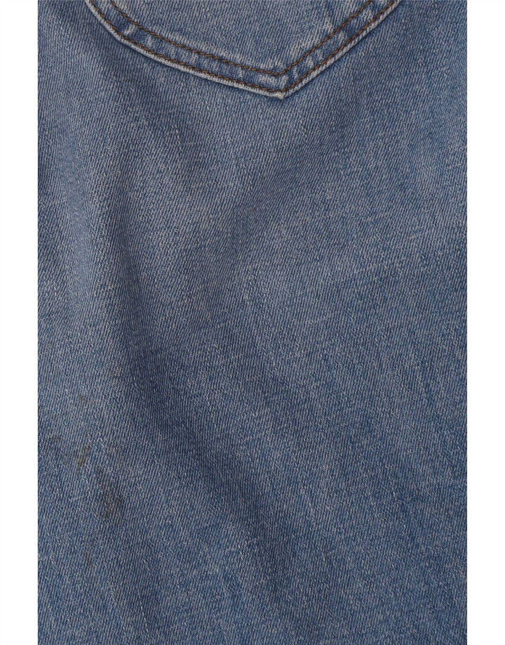 Lee Mens Bootcut Jeans W32 L32 Blue Cotton