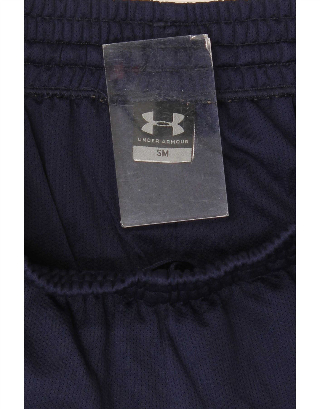 Under Armour Mens Sport Shorts Small Navy Blue Colourblock Polyester