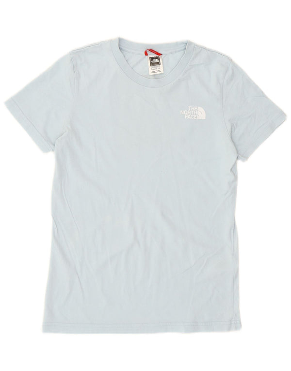 The North Face Boys Graphic T-Shirt Top 11-12 Years Large Blue Cotton
