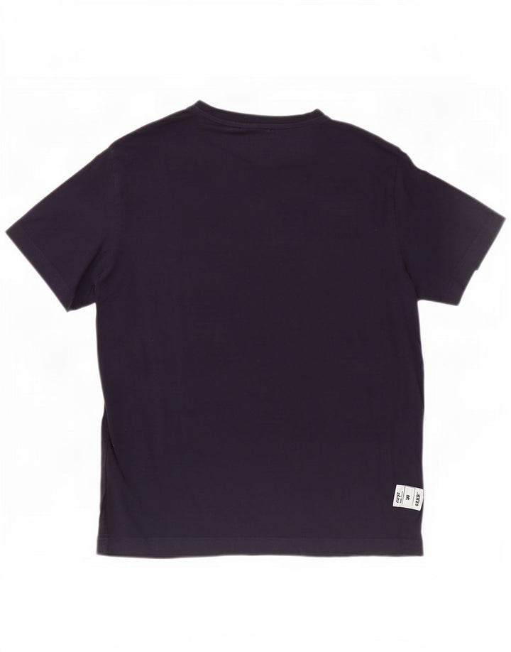 Gant Mens T-Shirt Top Medium Navy Blue Cotton