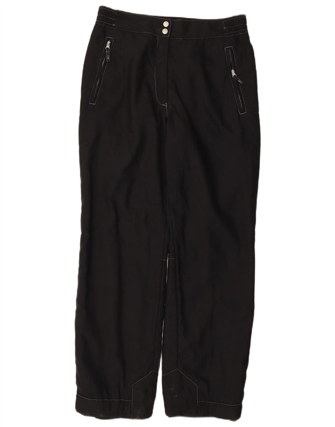 COLMAR Mens Straight Windbreaker Trousers IT 48 Medium W32 L31 Black