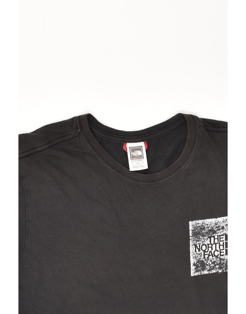 THE NORTH FACE Mens Graphic T-Shirt Top Large Black Cotton | Vintage The North Face | Thrift | Second-Hand The North Face | Used Clothing | Messina Hembry 