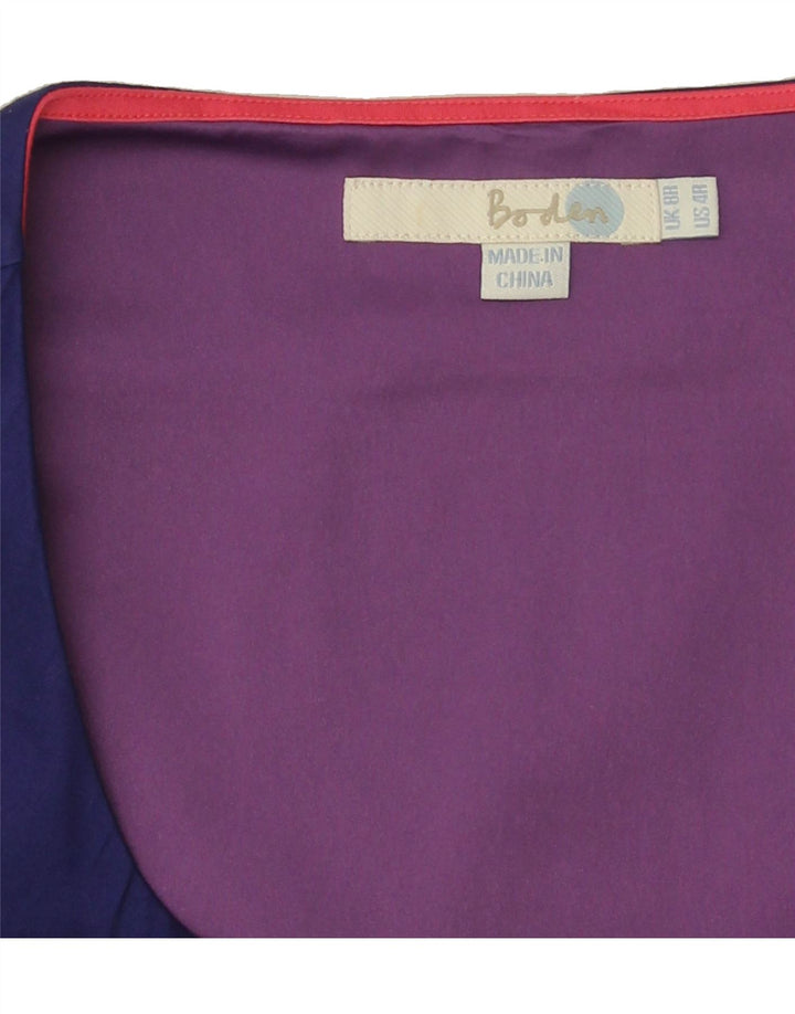 BODEN Womens Sleeveless Sheath Dress UK 8 Small Navy Blue Vintage Boden and Second-Hand Boden from Messina Hembry 